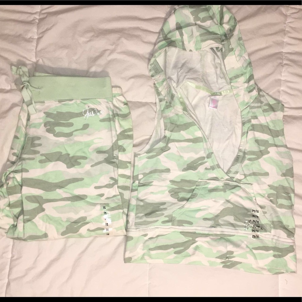 Justice camo matching set
